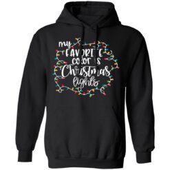 My favourite color is Christmas lights Christmas sweater $19.95 redirect10122021061036 3