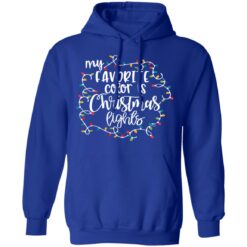 My favourite color is Christmas lights Christmas sweater $19.95 redirect10122021061036 5