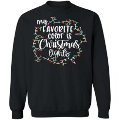 My favourite color is Christmas lights Christmas sweater $19.95 redirect10122021061036 6