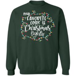 My favourite color is Christmas lights Christmas sweater $19.95 redirect10122021061036 8