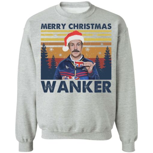 Ted Lasso merry Christmas wanker Christmas sweater $19.95 redirect10122021221033 4