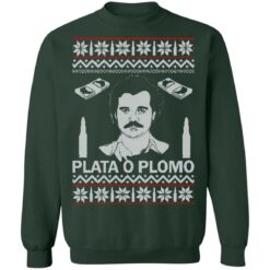 Pablo Escobar narcos plata O Plomo Christmas sweater $19.95 redirect10132021011033 7