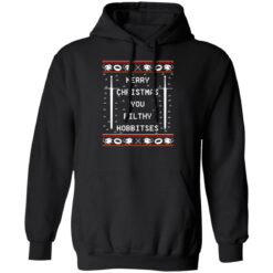 Merry Christmas you filthy hobbitses Christmas sweater $19.95 redirect10132021021055 15