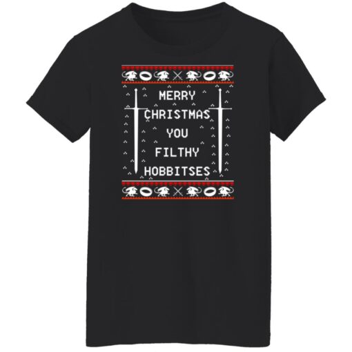 Merry Christmas you filthy hobbitses Christmas sweater $19.95 redirect10132021021055 23