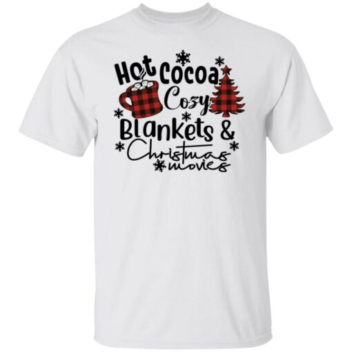 Hot cocoa cozy blankets Christmas movies Christmas sweatshirt $19.95 redirect10132021061041 8