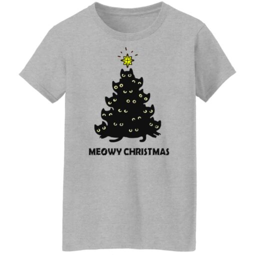 Meowy christmas tree Christmas sweater $19.95 redirect10142021021025 11