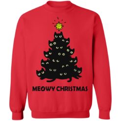 Meowy christmas tree Christmas sweater $19.95 redirect10142021021025 7