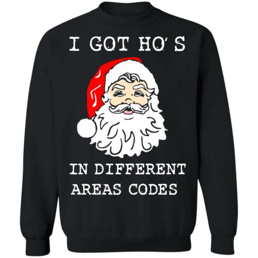 I got ho's in different area codes santa Christmas sweater $19.95 redirect10142021021026 6