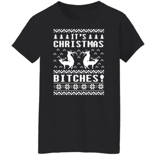 It's Christmas bitches Ugly Humping Reindeer Christmas sweater $19.95 redirect10182021021038