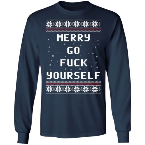 Merry go f*ck yourself Christmas sweatshirt $19.95 redirect10182021031036 2