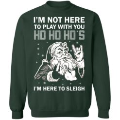 Santa i'm not here to play with you ho ho ho's Christmas sweater $19.95 redirect10192021021046 6