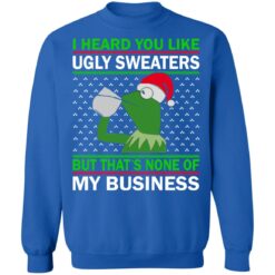 Kermit The Frog i heard you like ugly sweaters Christmas sweater $19.95 redirect10212021011042 9