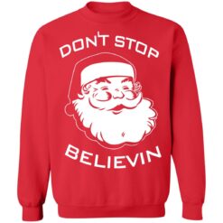 Santa Claus don't stop believin Christmas sweater $19.95 redirect10222021011040 7