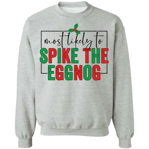 Most likely to spike the eggnog shirt $19.95 redirect10292021031050 4