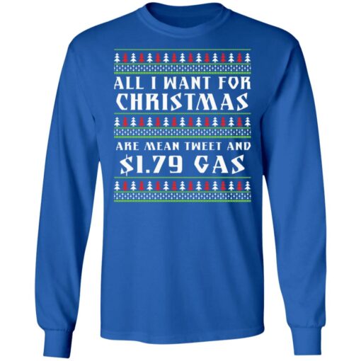 All I want for Christmas are mean tweet and $1.79 gas Christmas sweater $19.95 redirect10292021091051 1