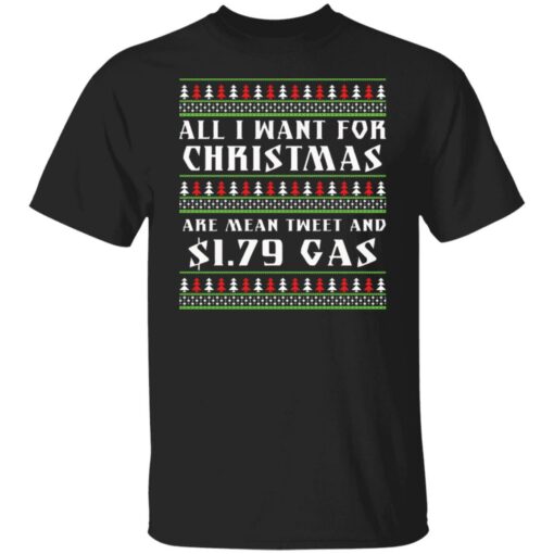 All I want for Christmas are mean tweet and $1.79 gas Christmas sweater $19.95 redirect10292021091052 3
