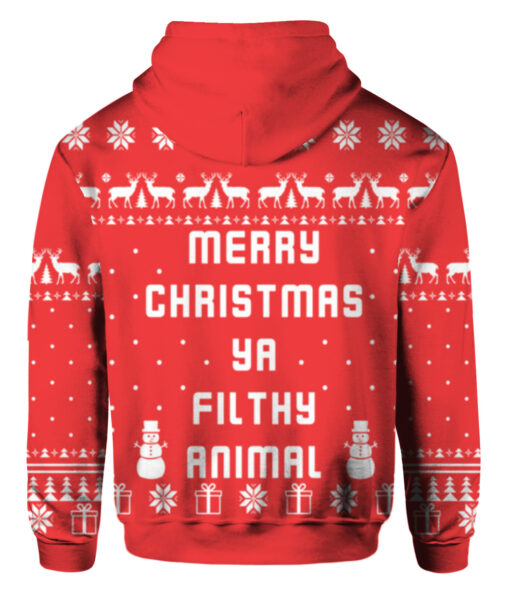 Merry christmas ya filthy animal Christmas sweater $38.95 3ued34m4t28k5t92ageg74eguv APHD colorful back