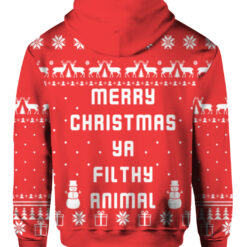 Merry christmas ya filthy animal Christmas sweater $38.95 3ued34m4t28k5t92ageg74eguv APZH colorful back