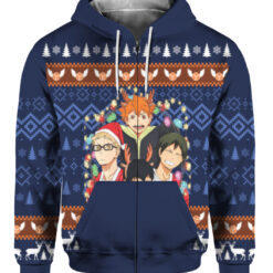 Haikyuu Christmas sweater $38.95 44u3i673lbrpb36bg3mr7cmpb2 APZH colorful front