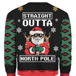 Straight outta north pole Christmas sweater $38.95 5tfj65q7soennu369n7pnhdssf APCS colorful back
