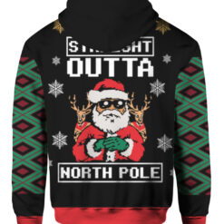 Straight outta north pole Christmas sweater $38.95 5tfj65q7soennu369n7pnhdssf APHD colorful back