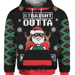 Straight outta north pole Christmas sweater $38.95 5tfj65q7soennu369n7pnhdssf APHD colorful front