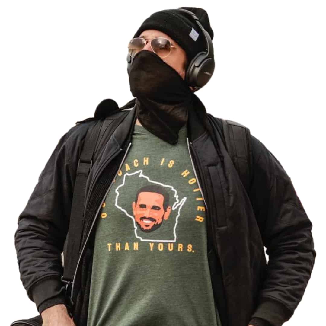 Aaron Rodgers our coach is hotter than yours t-shirt