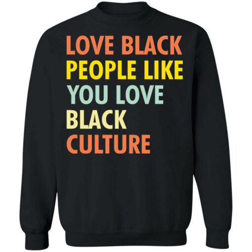 Love black people like you love black culture shirt $19.95 redirect11012021221103 3