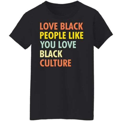 Love black people like you love black culture shirt $19.95 redirect11012021221103 7