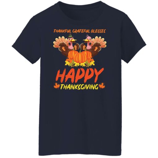Thankful grateful blessed happy thanksgiving turkey shirt $19.95 redirect11052021051131 9