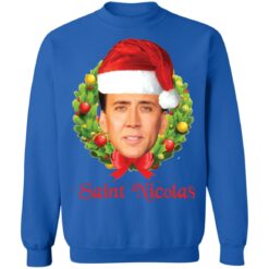 Saint Nicolas Cage Christmas sweatshirt $19.95 redirect11112021041133 9