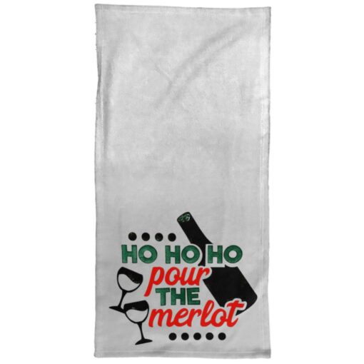 Ho Ho Ho Pour The Merlot Towel $19.50 redirect11142021011113