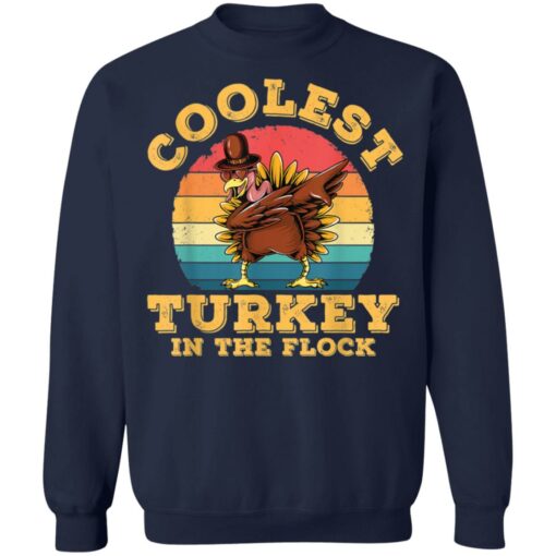 Turkey Thanksgiving Coolest Turkey in The Flock shirt $19.95 redirect11152021201135 5
