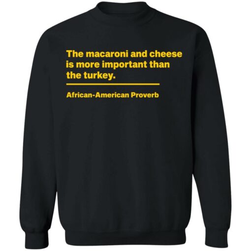 The macaroni and cheese is more important than the turkey shirt $19.95 redirect11182021031112 4