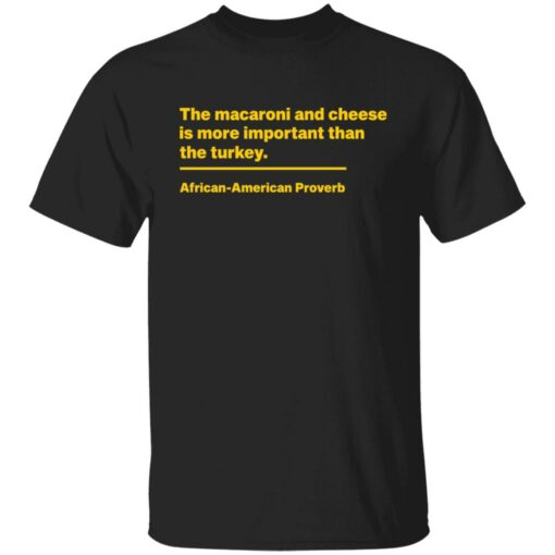 The macaroni and cheese is more important than the turkey shirt $19.95 redirect11182021031112 6