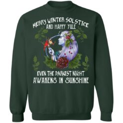 Merry winter solstice and happy yule even the darkest Christmas sweatshirt $19.95 redirect11182021081142 8
