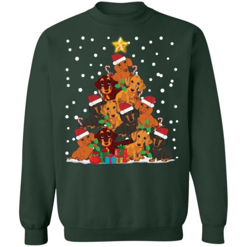 Dachshund Christmas tree sweater $19.95 redirect11182021081158 5