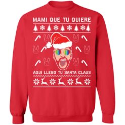 Bad Bunny mami que tu quiere Christmas sweater