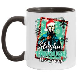 Michael Myers Slashing Through The Snow Christmas mug $16.95 redirect11192021071115 1