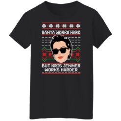 Santa works hard but Kris Jenner works harder Christmas sweater $19.95 redirect11192021071127 2