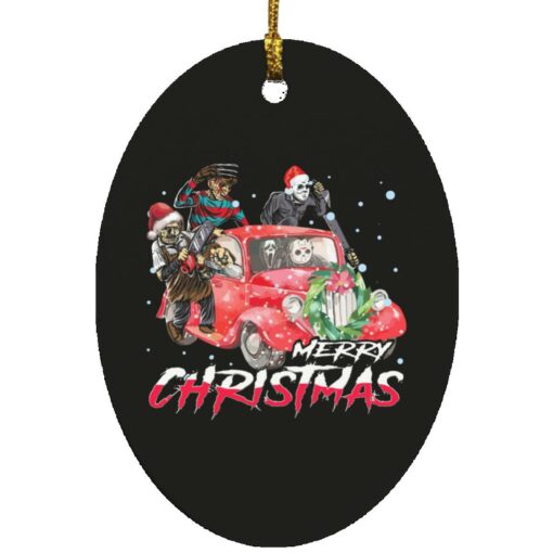 Scary Horror Characters car merry Christmas ornament $12.75 redirect11192021211140 6