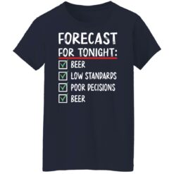 Forecast for tonight beer low standards poor decisions shirt $19.95 redirect11212021221155 9