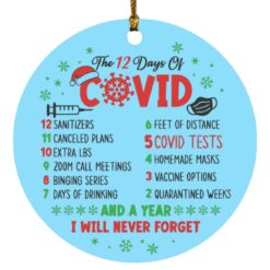 12 Days of Covid 2021 Christmas Ornament $12.95 redirect11232021071150 1