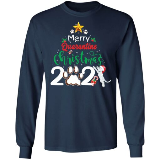 Merry Quarantine cat Family Christmas 2021 shirt $19.95 redirect11232021211154 1