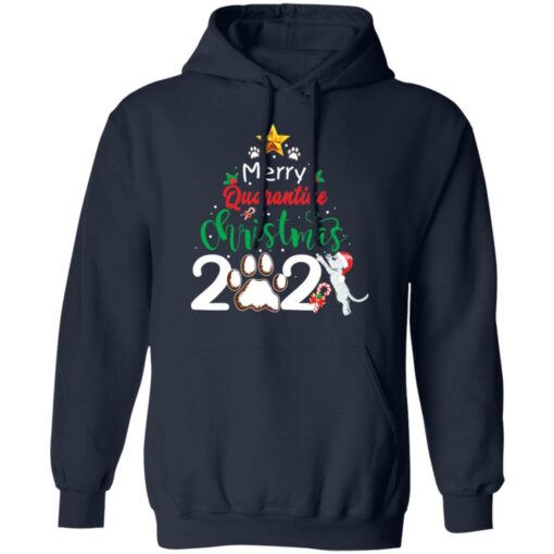 Merry Quarantine cat Family Christmas 2021 shirt $19.95 redirect11232021211154 3
