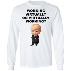 The Boss Baby working virtually or virtually working shirt $19.95 redirect11242021211121 1