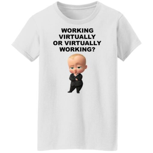 The Boss Baby working virtually or virtually working shirt $19.95 redirect11242021211121 8