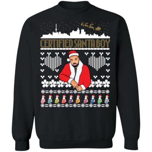 Drake certified Santa boy Christmas sweater $19.95 redirect11262021231114 6