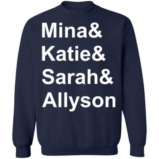 Mina and Katie and Sarah and Allyson and shirt $19.95 redirect12012021001250 5