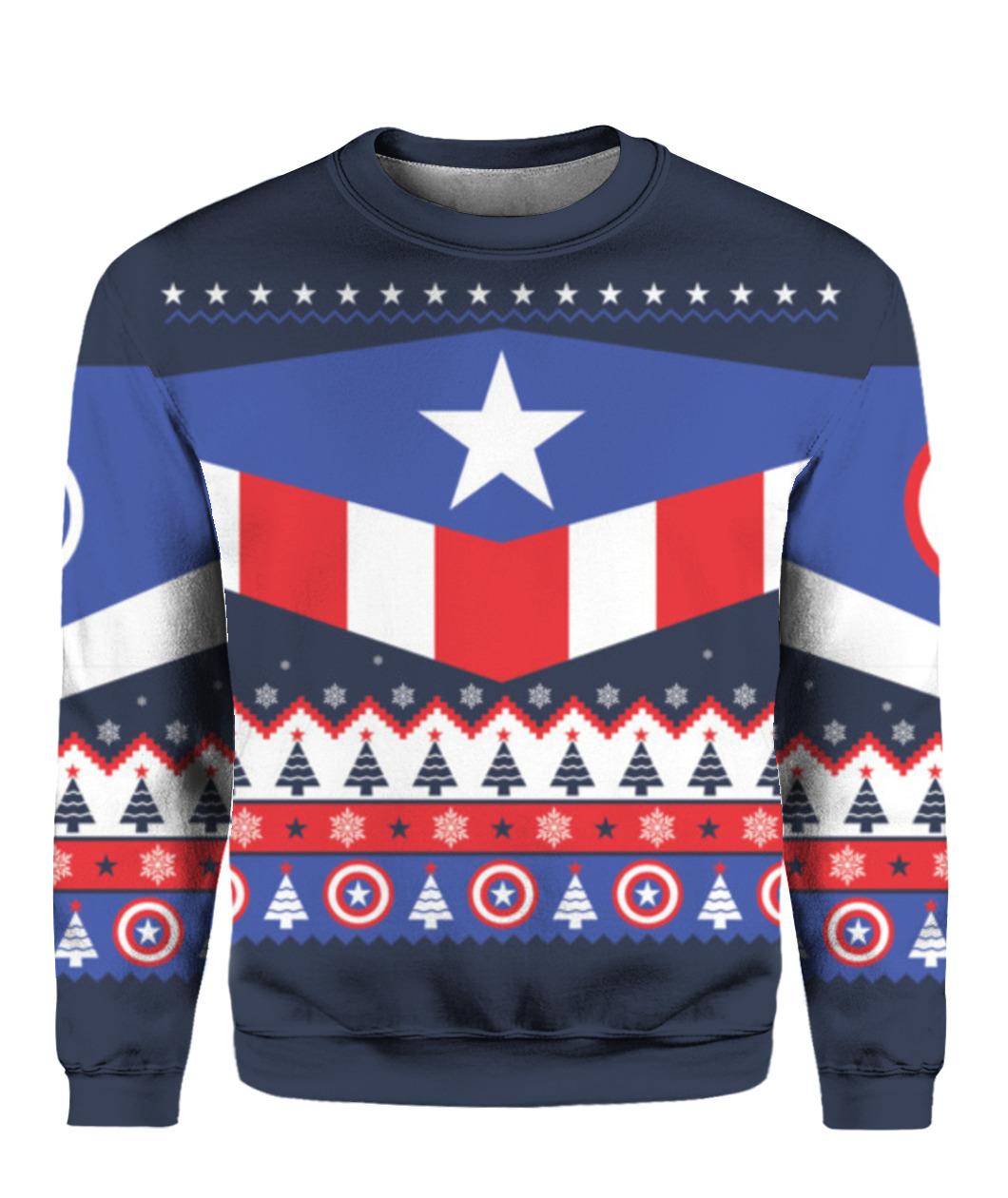 Zuivelproducten Pittig Bekend Captain America Christmas Sweater - Lelemoon